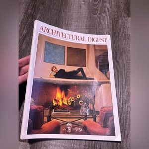 Architectural Digest 1996 magazine, coffee table books